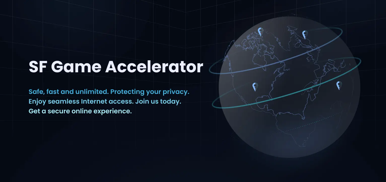 SF Game Accelerator - Gaming-focused VPN acceleration app with subscript